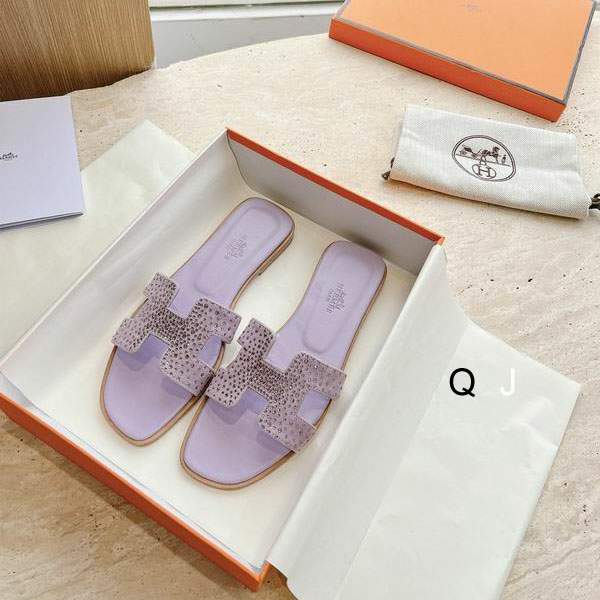 Picture of Hermes Slippers _SKUHermessz35-402CXJ08021743